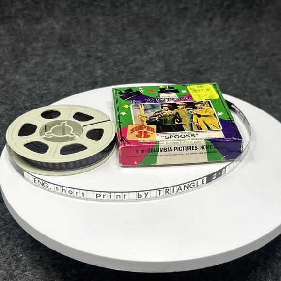 Vintage Columbia Pictures The 3 Stooges Spooks 8mm Film Reel Movie Collectible - Picture 10 of 11